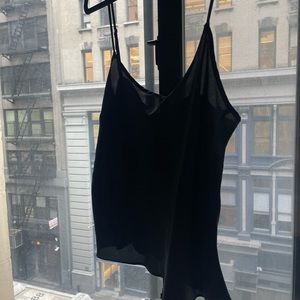 Vintage black tank blouse !